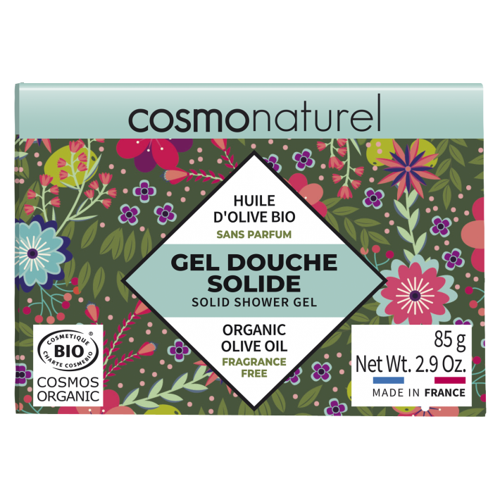 GEL DOUCHE SOLIDE SANS PARFUM HUILE D'OLIVE BIO