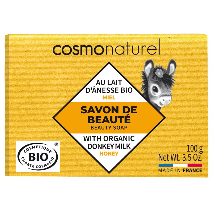 SAVON AU LAIT D'ÂNESSE BIO SANS PARFUM MIEL