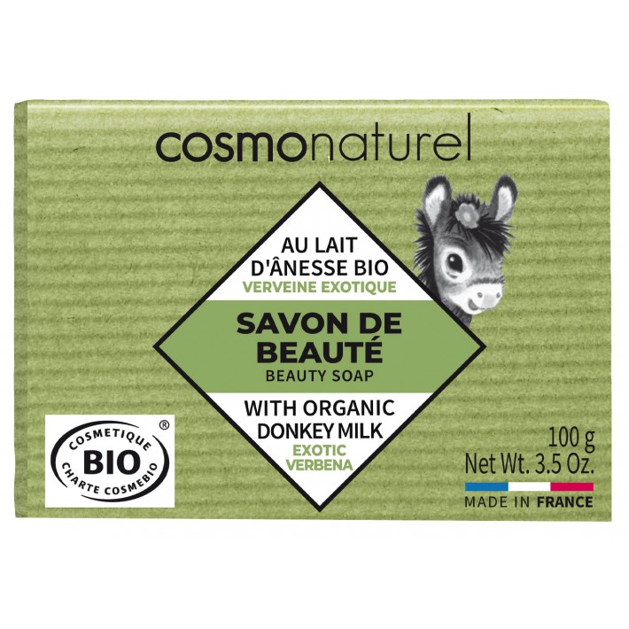 SAVON AU LAIT D'ÂNESSE BIO VERVEINE EXOTIQUE