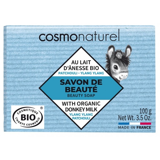 SAVON AU LAIT D'ÂNESSE BIO PATCHOULI-YLANG YLANG