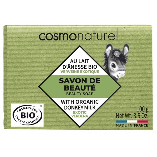 SAVON AU LAIT D'ÂNESSE BIO VERVEINE EXOTIQUE