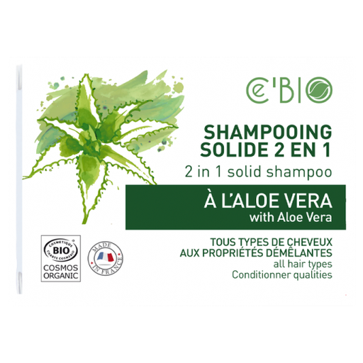 SHAMPOOING SOLIDE 2 EN 1 À L'ALOE VERA