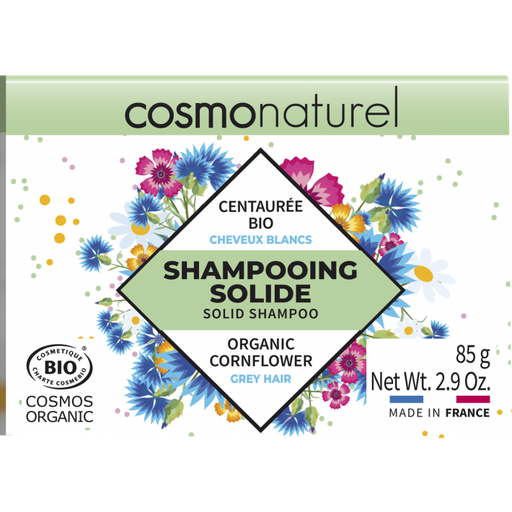 SHAMPOOING SOLIDE CHEVEUX BLANCS CENTAURÉE BIO