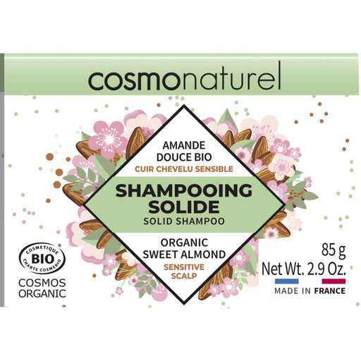 SHAMPOOING SOLIDE CUIR CHEVELU SENSIBLE AMANDE DOUCE BIO