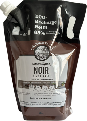 SAVON NOIR LIQUIDE OLIVE RECHARGE 2L