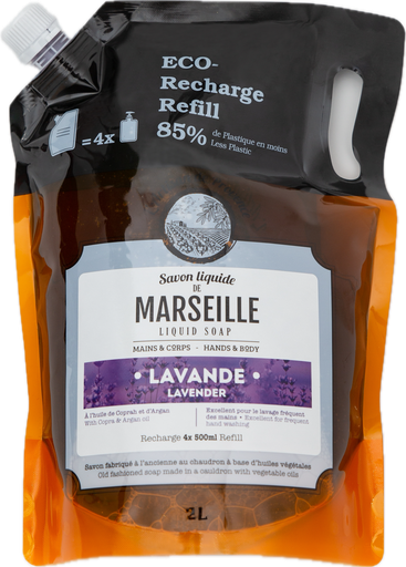 Marseille Liquid Soap Lavender Refill 2L
